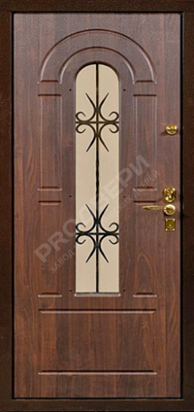 Фотография «Дверь с ковкой №14»